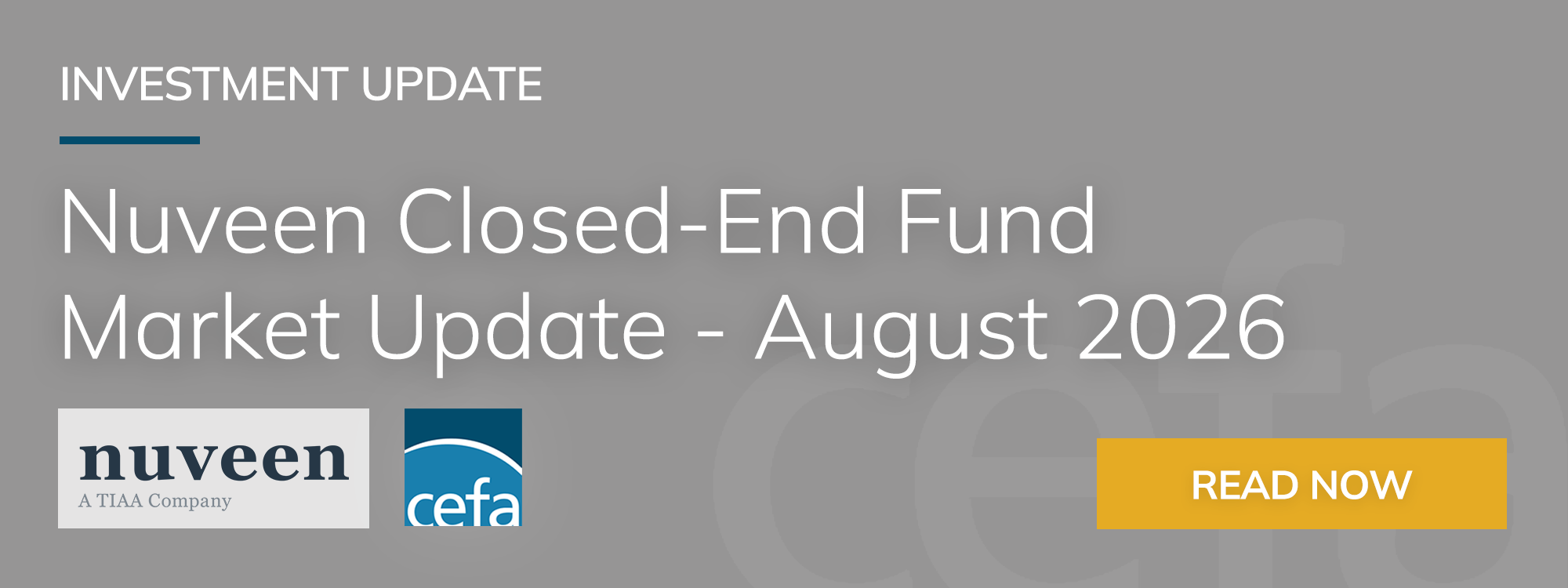 Nuveen Market Update August 2026